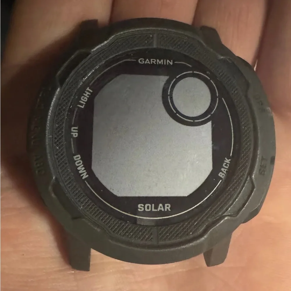 Garmin Solar-Enabled Black Smartwatch Case